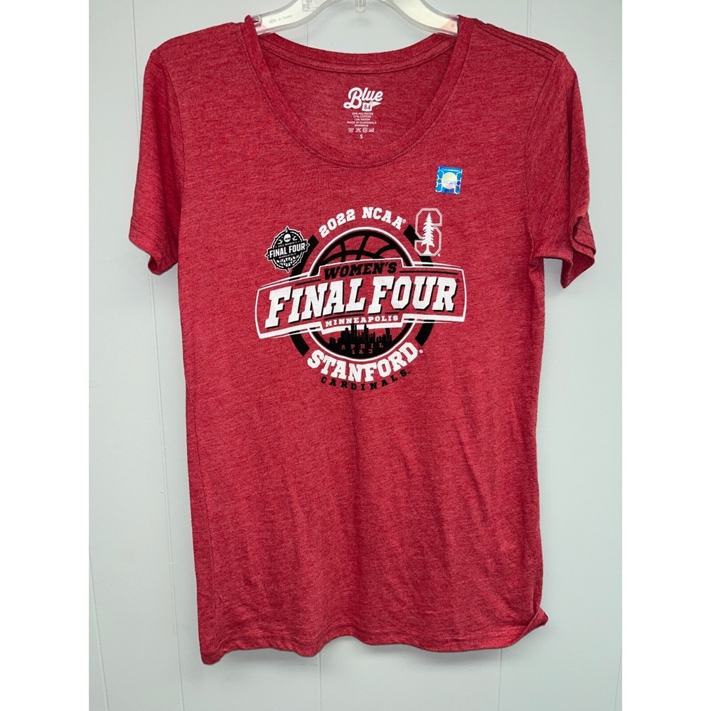 2022 NCAA Women's Final Four Minneapolis Stanford Cardinals Large Red Shirt NWOT